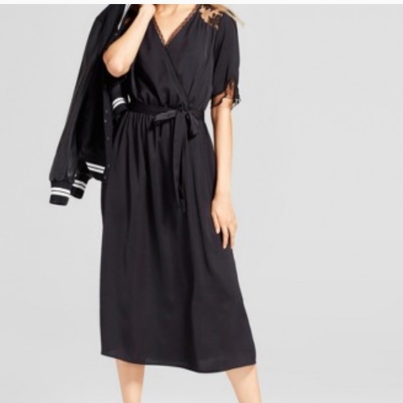 Who What Wear Dresses & Skirts - Who What Wear black lace dress sz medium NEW